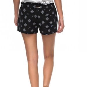 Roxy Shorts - Roxy Oceanside Printed Drawstring Shorts Roxy Shorts - Roxy Oceanside Printed Drawstring Shorts